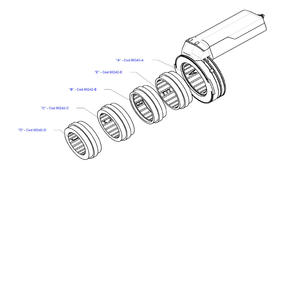 KIT SPRAYGUN & TRUE LIGHT+ 2 EVO HALO C 1.3+ HALO B 1.3 + CMP 1.3